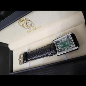 🔥NEW‎ in Gift Box Pierre Lucerne 1888 Tank Swiss Inspired Classic Watch